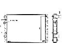 Radiator, racire motor NRF 509520</br>Piesa auto pentru Radiator racire apa/ ulei