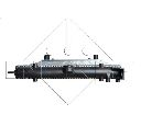 Radiator, racire motor NRF 509522</br>Piesa auto pentru Radiator racire apa/ ulei
