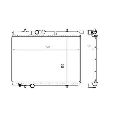 Radiator, racire motor NRF 509524</br>Piesa auto pentru Radiator racire apa/ ulei