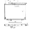 Radiator, racire motor NRF 509525</br>Piesa auto pentru Radiator racire apa/ ulei