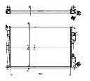 Radiator, racire motor NRF 509602