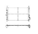 Radiator, racire motor NRF 509641</br>Piesa auto pentru Radiator racire apa/ ulei
