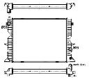 Radiator, racire motor NRF 509730