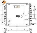 Radiator, racire motor NRF 514782