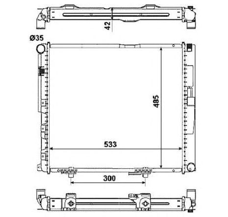 Radiator, racire motor NRF 516572</br>Piesa auto pentru Radiator racire apa/ ulei Radiator, racire motor NRF 516572</br>Piesa auto pentru Radiator racire apa/ ulei