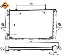 Radiator, racire motor NRF 519509