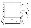 Radiator, racire motor NRF 519513