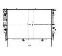Radiator, racire motor NRF 519588