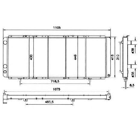 Radiator, racire motor NRF 52045</br>Piesa auto pentru Radiator racire apa/ ulei Radiator, racire motor NRF 52045</br>Piesa auto pentru Radiator racire apa/ ulei