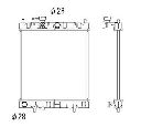 Radiator, racire motor NRF 52060</br>Piesa auto pentru Radiator racire apa/ ulei