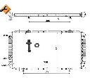 Radiator, racire motor NRF 52062