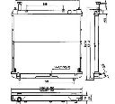 Radiator, racire motor NRF 52068