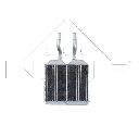 Schimbator caldura, incalzire habitaclu NRF 52103