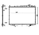 Radiator, racire motor NRF 52131