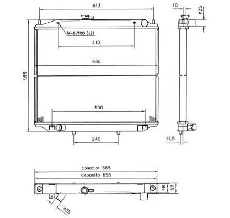Radiator, racire motor NRF 52238</br>Piesa auto pentru Radiator racire apa/ ulei Radiator, racire motor NRF 52238</br>Piesa auto pentru Radiator racire apa/ ulei