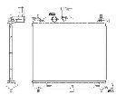 Radiator, racire motor NRF 53025