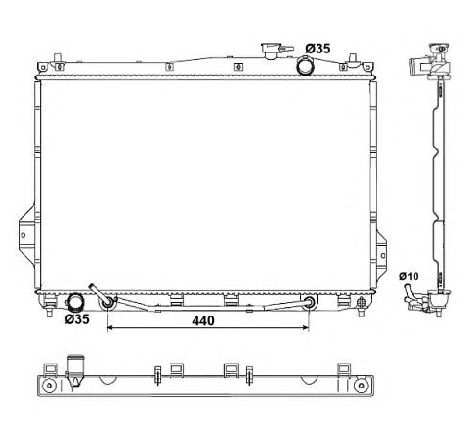 Radiator, racire motor NRF 53050</br>Piesa auto pentru Radiator racire apa/ ulei Radiator, racire motor NRF 53050</br>Piesa auto pentru Radiator racire apa/ ulei