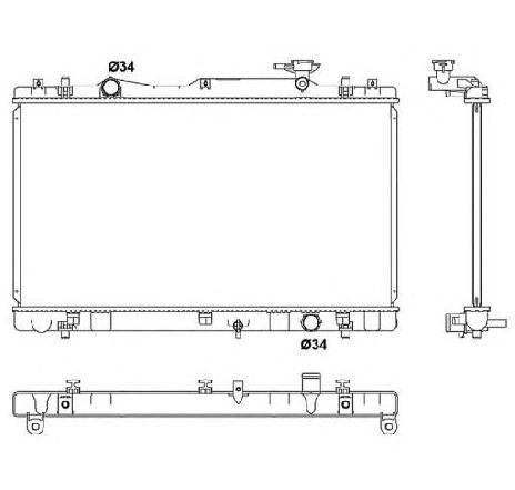 Radiator, racire motor NRF 53062</br>Piesa auto pentru Radiator racire apa/ ulei Radiator, racire motor NRF 53062</br>Piesa auto pentru Radiator racire apa/ ulei