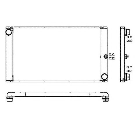 Radiator, racire motor NRF 53091</br>Piesa auto pentru Radiator racire apa/ ulei Radiator, racire motor NRF 53091</br>Piesa auto pentru Radiator racire apa/ ulei