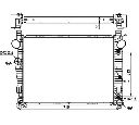Radiator, racire motor NRF 53103