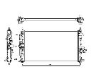 Radiator, racire motor NRF 53143