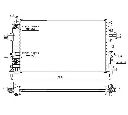 Radiator, racire motor NRF 53144
