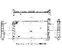 Radiator, racire motor NRF 53156