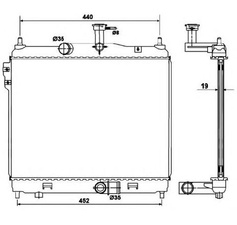 Radiator, racire motor NRF 53169</br>Piesa auto pentru Radiator racire apa/ ulei Radiator, racire motor NRF 53169</br>Piesa auto pentru Radiator racire apa/ ulei