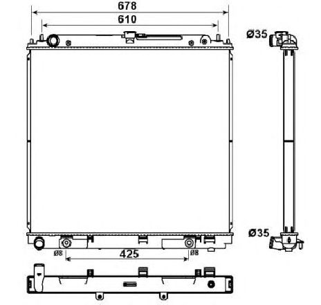 Radiator, racire motor NRF 53179</br>Piesa auto pentru Radiator racire apa/ ulei Radiator, racire motor NRF 53179</br>Piesa auto pentru Radiator racire apa/ ulei