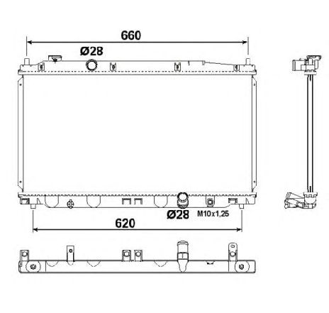 Radiator, racire motor NRF 53194</br>Piesa auto pentru Radiator racire apa/ ulei Radiator, racire motor NRF 53194</br>Piesa auto pentru Radiator racire apa/ ulei