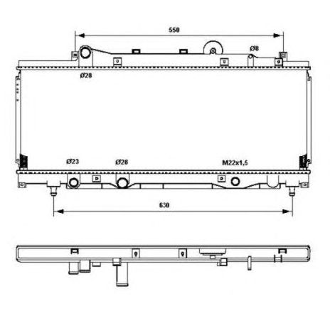 Radiator, racire motor NRF 53202</br>Piesa auto pentru Radiator racire apa/ ulei Radiator, racire motor NRF 53202</br>Piesa auto pentru Radiator racire apa/ ulei