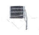 Schimbator caldura, incalzire habitaclu NRF 53206