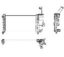Radiator, racire motor NRF 53230