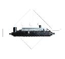Radiator, racire motor NRF 53250</br>Piesa auto pentru Radiator racire apa/ ulei