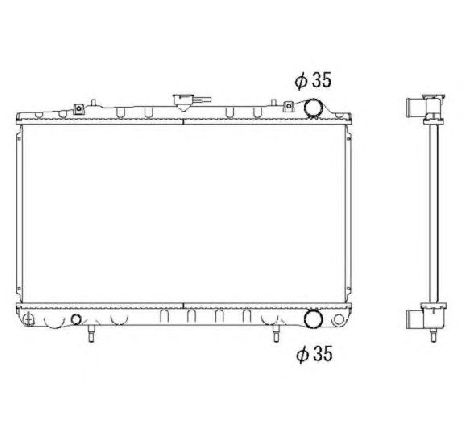 Radiator, racire motor NRF 53271</br>Piesa auto pentru Radiator racire apa/ ulei Radiator, racire motor NRF 53271</br>Piesa auto pentru Radiator racire apa/ ulei