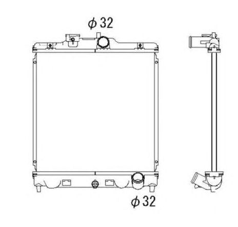 Radiator, racire motor NRF 53282</br>Piesa auto pentru Radiator racire apa/ ulei Radiator, racire motor NRF 53282</br>Piesa auto pentru Radiator racire apa/ ulei