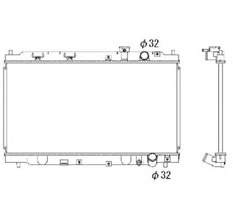 Radiator, racire motor NRF 53284</br>Piesa auto pentru Radiator racire apa/ ulei Radiator, racire motor NRF 53284</br>Piesa auto pentru Radiator racire apa/ ulei