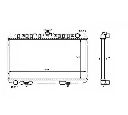 Radiator, racire motor NRF 53388
