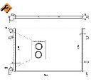 Radiator, racire motor NRF 53404