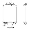Radiator, racire motor NRF 53414</br>Piesa auto pentru Radiator racire apa/ ulei