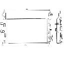Radiator, racire motor NRF 53416
