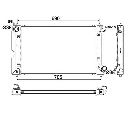 Radiator, racire motor NRF 53421