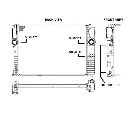Radiator, racire motor NRF 53422