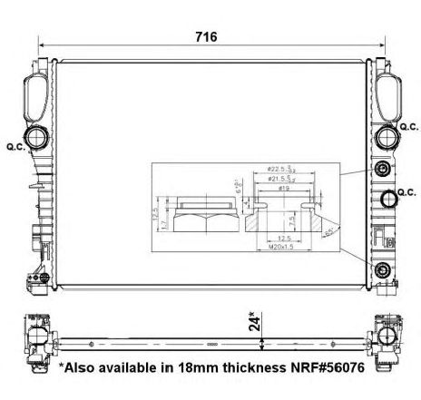 Radiator, racire motor NRF 53423</br>Piesa auto pentru Radiator racire apa/ ulei Radiator, racire motor NRF 53423</br>Piesa auto pentru Radiator racire apa/ ulei