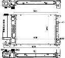 Radiator, racire motor NRF 53426</br>Piesa auto pentru Radiator racire apa/ ulei