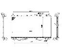 Radiator, racire motor NRF 53440