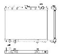 Radiator, racire motor NRF 53450