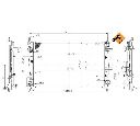 Radiator, racire motor NRF 53455</br>Piesa auto pentru Radiator racire apa/ ulei