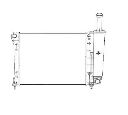 Radiator, racire motor NRF 53526