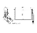 Schimbator caldura, incalzire habitaclu NRF 53554</br>Piesa auto pentru Radiator racire apa/ ulei